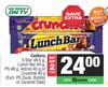 Cadbury 5 Star 48.5g,Lunch Bar 44g,PS 48g,Astros 40g Or Crunchie 40g-For 2