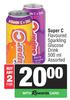Super C Flavoured Sparkling Glucose Drink Assorted-For 2 x 500ml