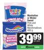 Manhattan Or Mister Sweet Pink & White Marshmallows-400g Per Pack