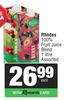 Rhodes 100% Fruit Juice Blend Assorted-1L