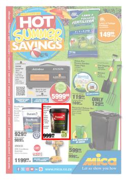 Mica National : Hot Summer Savings (24 October - 05 November 2023), page 1
