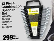 MTS 12 Piece Combination Spanner Set MTS4584-Per Set