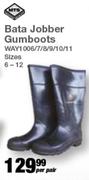 MTS Bata Jobber Gumboots WAY1006/7/8/9/10/11 Sizes 6-12-Per Pair