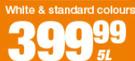 Flash & Harry Liquid Plastic White & Standard Colours-5L