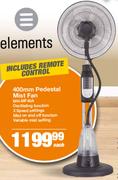 Elements 400mm Pedestal Mist Fan MH-MF40A