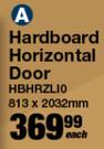 Swartland Hardboard Horizontal Door HBHRZL10