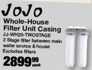 Jojo Whole-House Filter Unit Casing JJ-WH20 TWOSTAGE