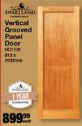 Swartland Vertical Grooved Panel Door HC1101
