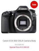 Canon EOS 80D DSLR Camera Body