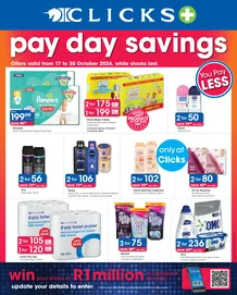 Clicks : Pay Day Savings (17 October - 30 October 2024)