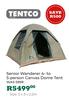 Tentco Senior Wanderer 4 To 5 Person Canvas Dome Tent Size 3 x 3 x 2.2m