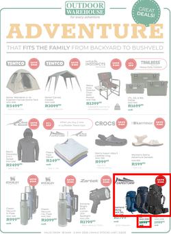 Outdoor Warehouse : Adventure That Fits The Family (18 March - 03 May 2026), page 1