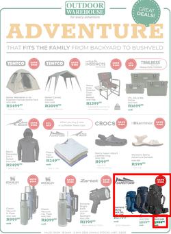 Outdoor Warehouse : Adventure That Fits The Family (18 March - 03 May 2026), page 1