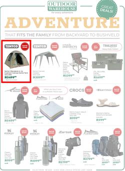 Outdoor Warehouse : Adventure That Fits The Family (18 March - 03 May 2026), page 1