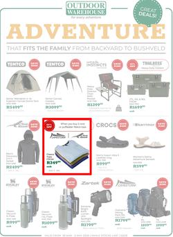 Outdoor Warehouse : Adventure That Fits The Family (18 March - 03 May 2026), page 1