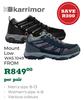 Karrimor Mount Low Size 8-13 (Priced From)-Per Pair