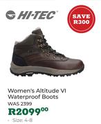 Hi-Tec Women's Altitude VI Waterproof Boots (Size 4-8)