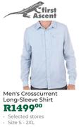 First Ascent Men's Crosscurrent Long Sleeve Shirt (Size S-2XL)
