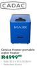 Cadac Celsius Heater Portable Water Heater 33.5 x 30 x 30.8cm