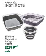 Natural Instincts Silicone Collapsible Range (Priced From)-Each