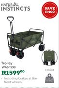 Natural Instincts Trolley With Brakes At The Front Wheel