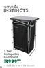 Natural Instincts 3 Tier Collapsible Cupboard