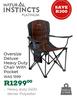Natural Instincts Platinum Oversize Deluxe Heavy Duty Chair With Pocket