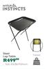 Natural Instincts Steel Lap Table