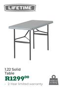 Life Time 1.22 Solid Table