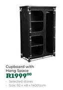 Natural Instincts Cupboard With Hang Space