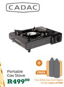 Cadac Portable Gas Stove Free Two 220g Gas Cartridges