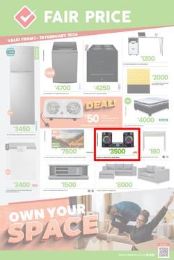 Fair Price : Own Your Space (01 February - 29 February 2024), page 1