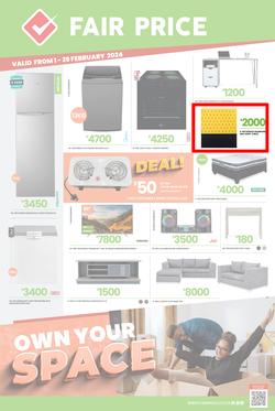 Fair Price : Own Your Space (01 February - 29 February 2024), page 1