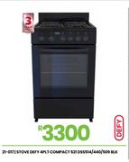 Defy 4 Plate Compact Stove 521 DSS514/440/509 BLK 21-017