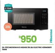 Hisense 20L BLK Electric Microwave H20MOBS11 24-232