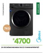 Midea 7Kg F/L Titaniun W/Machine MF100W 70/T 22-332