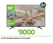 Hisense 65" UHD 4K Smart Television 23-722