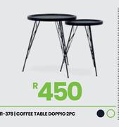 Doppio 2PC Coffee Table 11-378