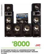 JVC Home Theatre JHPN3900DVD/THN779B/SP-XG520A/JHP-N390/JHP A-520SP Speakers+Receiver TH-D520 23-697