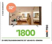 Sinotec 32" LED HD Television STL-32WG6A 23-805