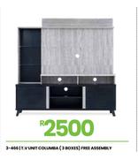 Columba 3 Boxes TV Unit Free Assembly 3-466