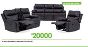 Mikayla Recliner 5 Action 3PC Cup Holder + Storage L/Suite 9-1066