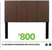 Sofia (1 Box) B/Suite (Headboard Only)