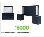 Valerie 2PC (5 Boxes + 1 Hardware Box) B/Suite 8-472