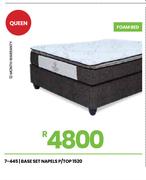 Napels P/Top 152cm Queen Base Set