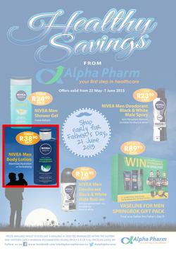 Alpha Pharm : Healthy Savings (22 May - 07 Jun 2015), page 1