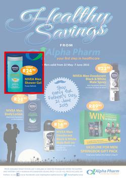 Alpha Pharm : Healthy Savings (22 May - 07 Jun 2015), page 1