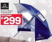 Blue Mountain Sports Or Beach Umbrella-Each