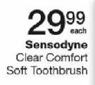 Sensodyne Clear Comfort Soft Toothbrush