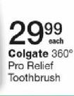 Colgate 360 Degree Pro Relief Toothbrush